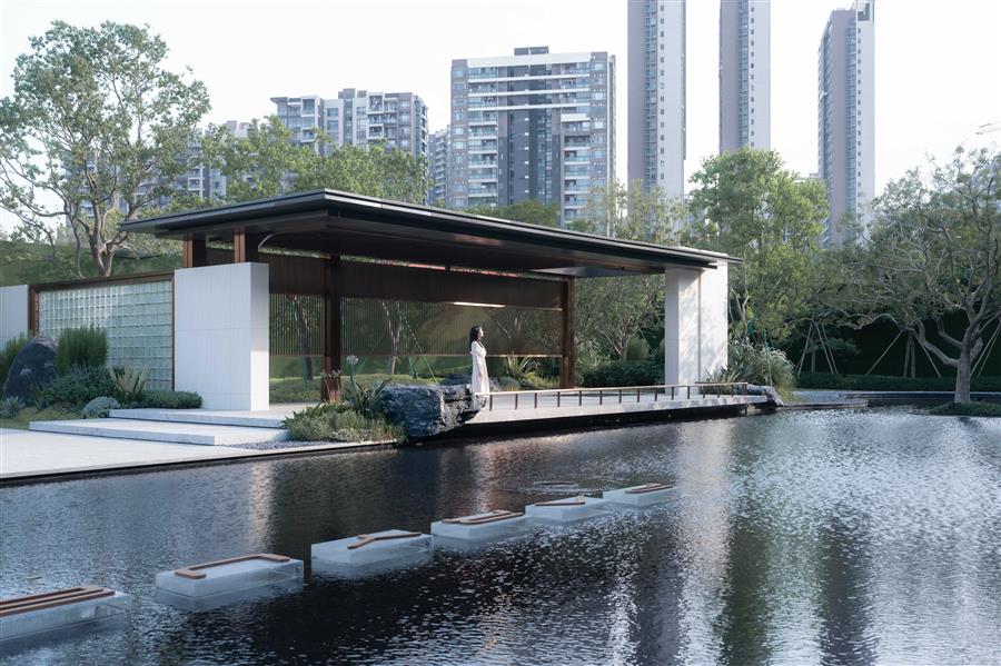 湖畔禪境，乘物游心 | 東莞金眾柏悅公館---HILL 希爾景觀