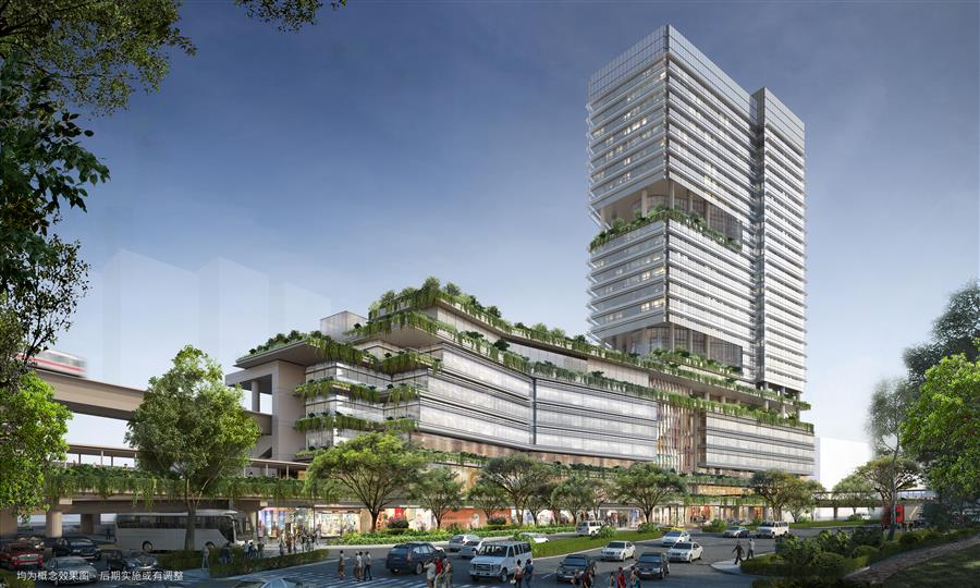 新加坡西部CBD地標綜合樞紐---Aedas