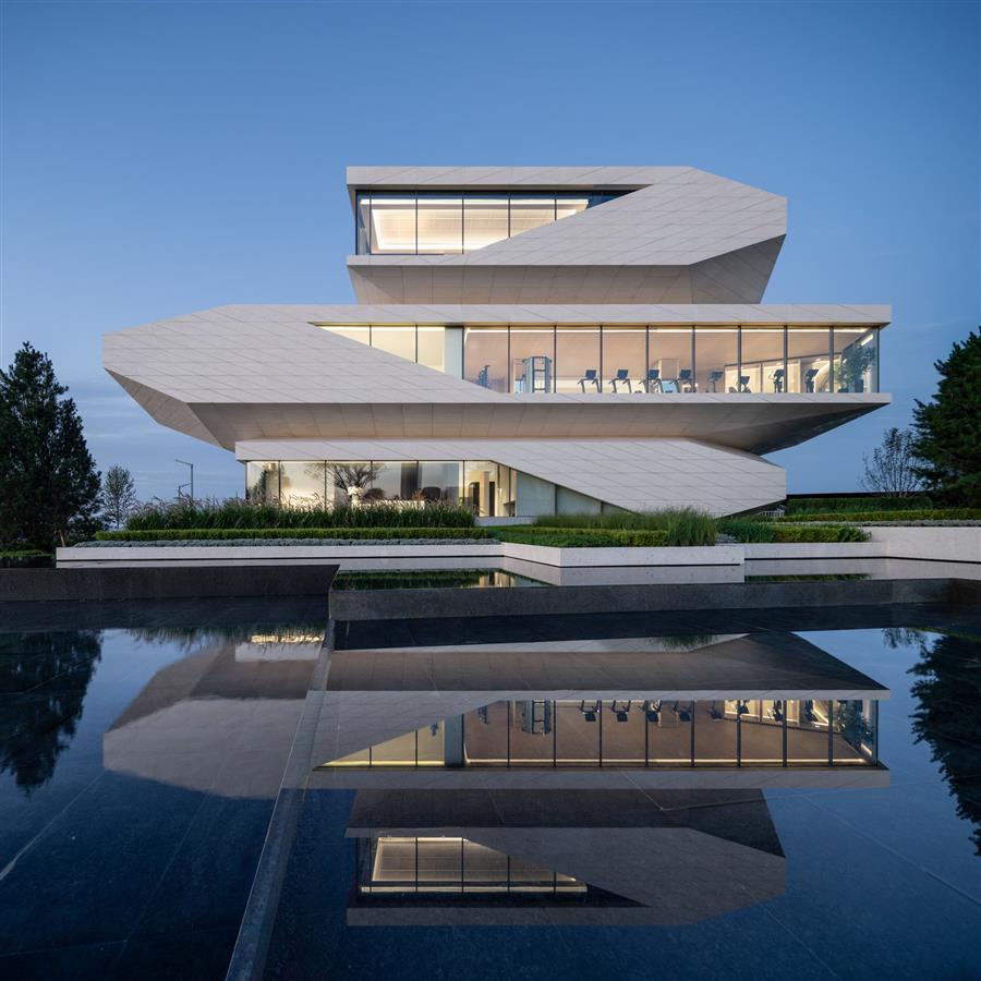 新作 | 疊石望海：大連凌水灣「石棱鏡」---朱培棟-line+建筑事務(wù)所