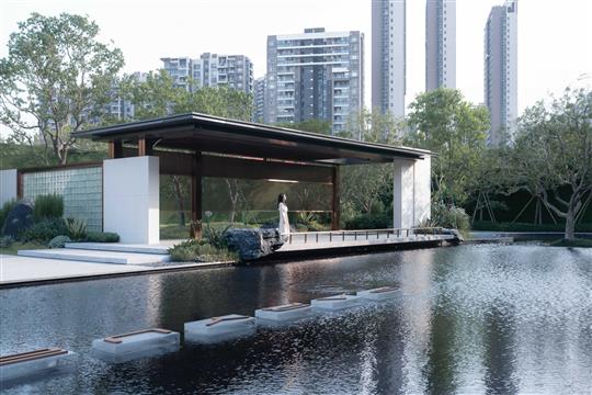 湖畔禪境，乘物游心 | 東莞金眾柏悅公館---HILL 希爾景觀