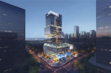 城市折疊復(fù)合體——深圳南山某辦公總部設(shè)計(jì)---梵樸設(shè)計(jì)