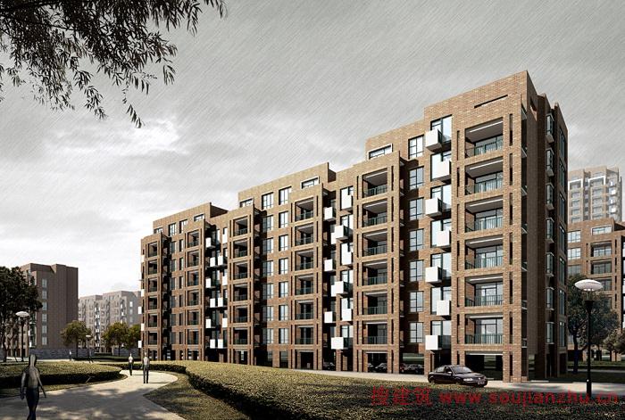 多層住宅 (56)-外觀|模型|效果圖