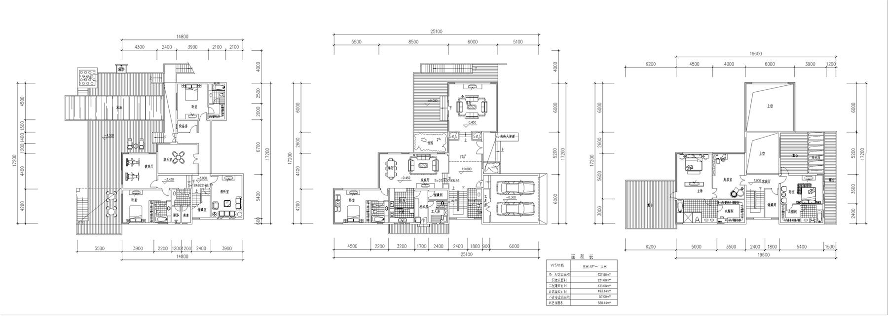 戶型-V7a平面圖550平米