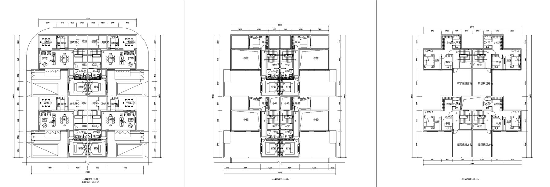 戶型-建面200合院