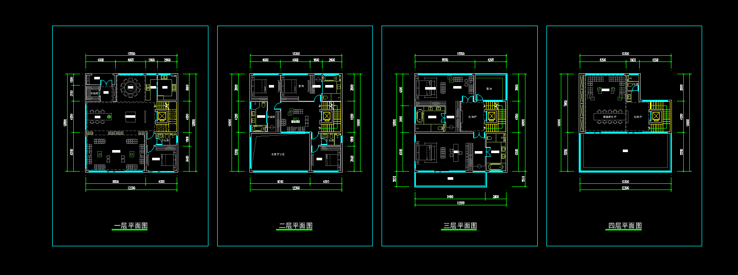 戶型-獨(dú)棟別墅