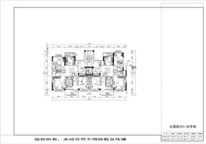 戶型-電梯洋房：一梯兩戶126㎡