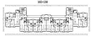 戶(hù)型-精品戶(hù)型整理組合平面及戶(hù)型大樣SC-165+130