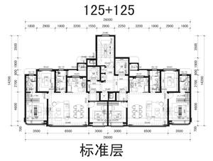 戶型-中海在北方的某網(wǎng)紅戶型，開(kāi)盤售罄，市場(chǎng)反映極好， 125戶型