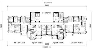 戶型-建發(fā)北方戶型1T4