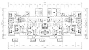 戶型-一梯四戶一類高層