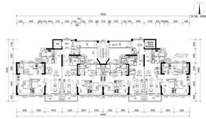 戶型-YJ115&95-1(T4-18X)(三開間 三房 合廳 北方版)