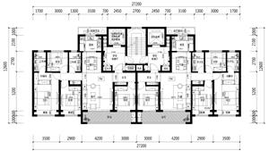 戶型-金茂溫州CAD戶型標(biāo)準(zhǔn)化匯總（29個(gè)）-12