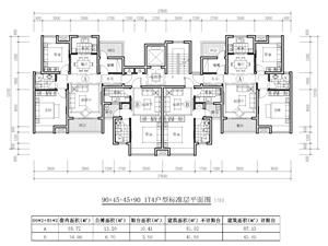 戶型-（上海中糧新場）T4-（88 43 43 88）