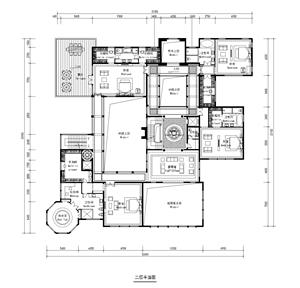 戶型-（北京恒大）1500獨(dú)棟別墅