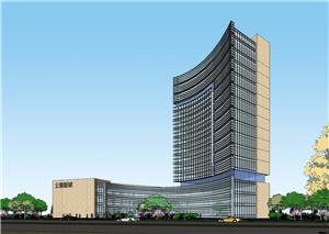 現(xiàn)代風(fēng)格辦公樓-玻璃幕