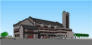 古建風(fēng)格服務(wù)中心