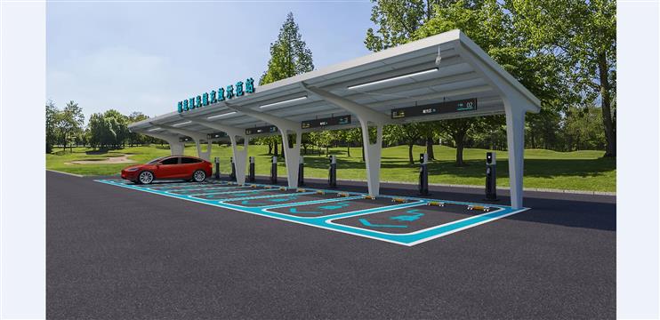 充電樁光伏車棚