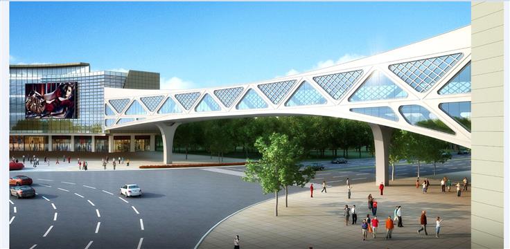 空中現(xiàn)代連廊（過街樓）